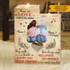 Memorial Grandmother, Mother Custom Wooden Candlestick Those We Love Don&#39;t Go Away Personalized Gift - PERSONAL84
