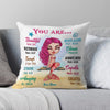 Mermaid Custom Pillow You Are Beautiful Always Loved Personalized Gift - PERSONAL84