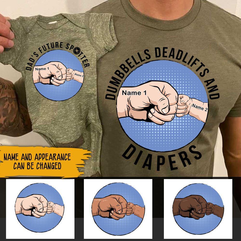Military Dad Custom Matching Shirt Future Spotter New Born Kid Personalized Gift - PERSONAL84