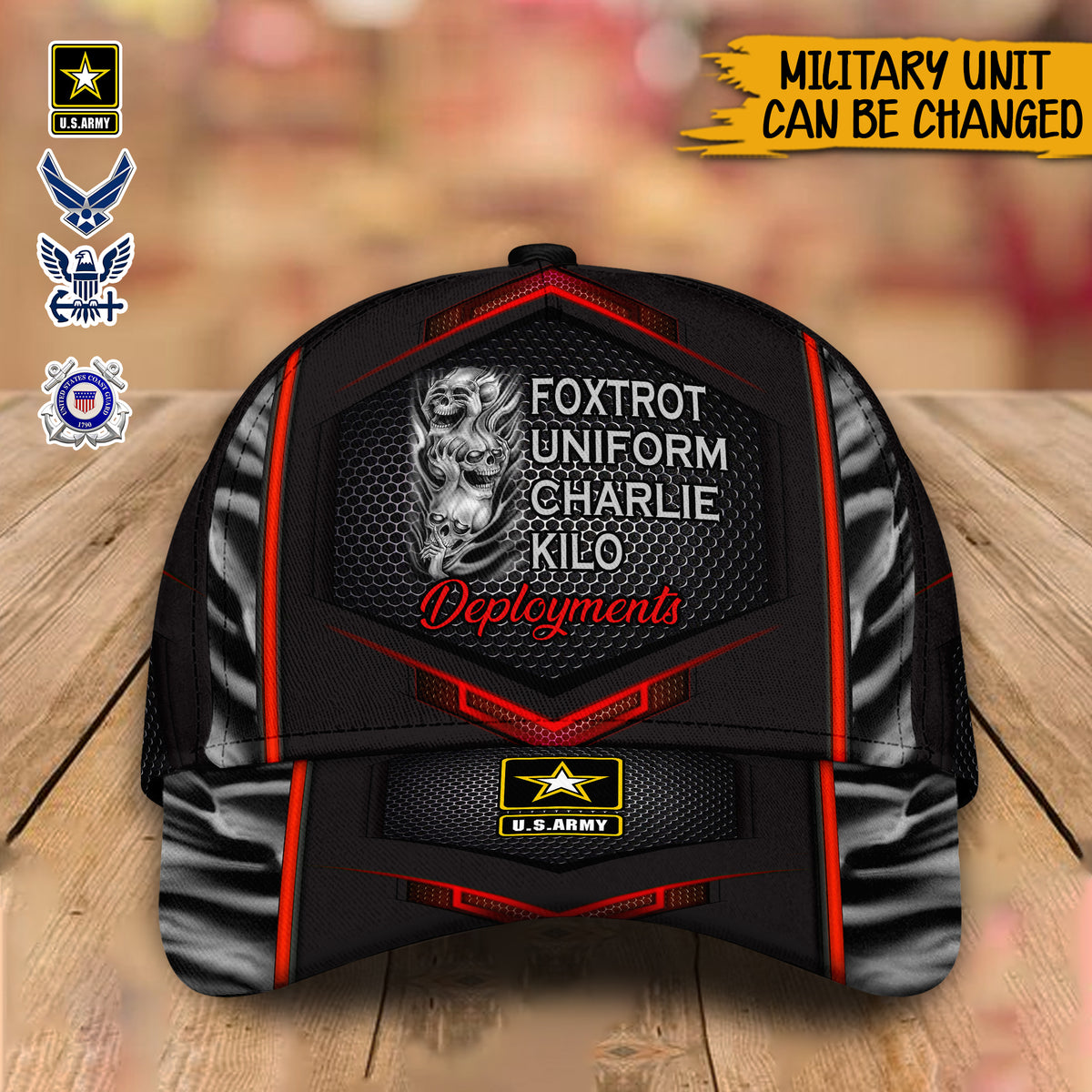 Veteran Custom Cap Fuck Deployments Personalized Gift