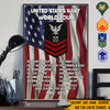 Veteran Custom Poster U.S Military World Tour Personalized Gift