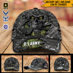 Veteran Custom Cap Skull Personalized Gift