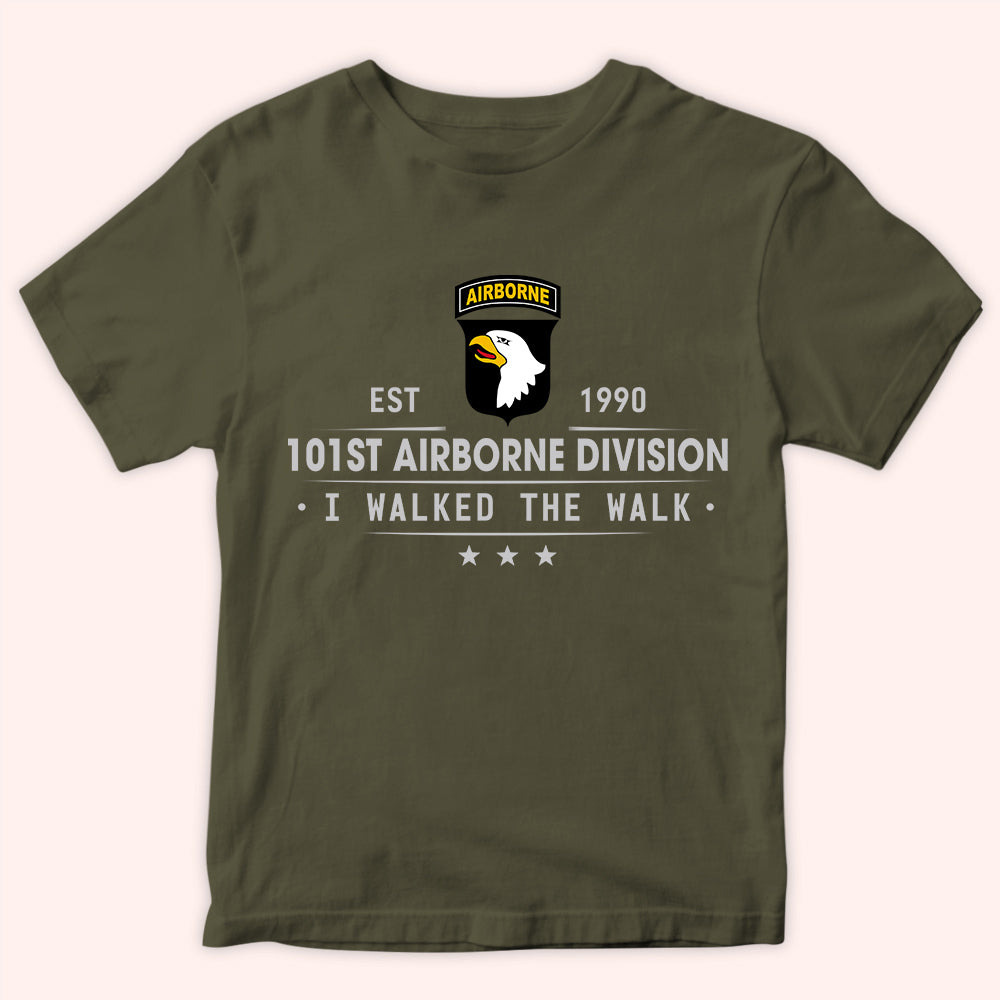 Army Veteran Custom Shirt Division And Time Personalized Gift