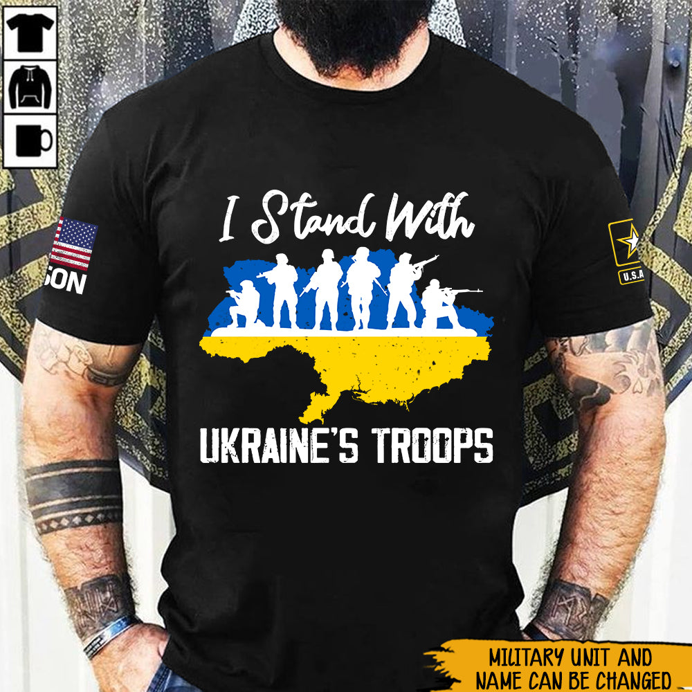 Veteran Custom Shirt I Stand With Personalized Gift