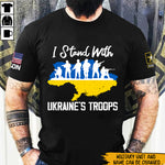 Veteran Custom Shirt I Stand With Personalized Gift