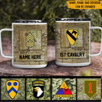 Army Veteran Custom Division and Rank Personalized Gift