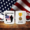 Vietnam Veteran Custom Mug Proudly Served Personalized Gift
