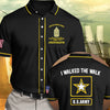 U.S Veteran Custom Polo Shirt I Walked The Walk Personalized Gift