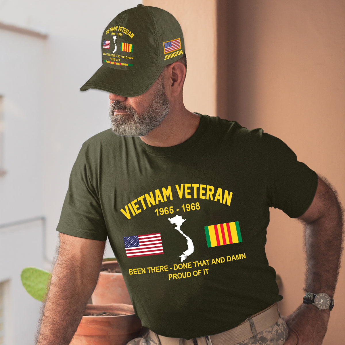 Vietnam Veteran Custom Shirt Been There Done That and Damn Proud Of It Personalized Gift