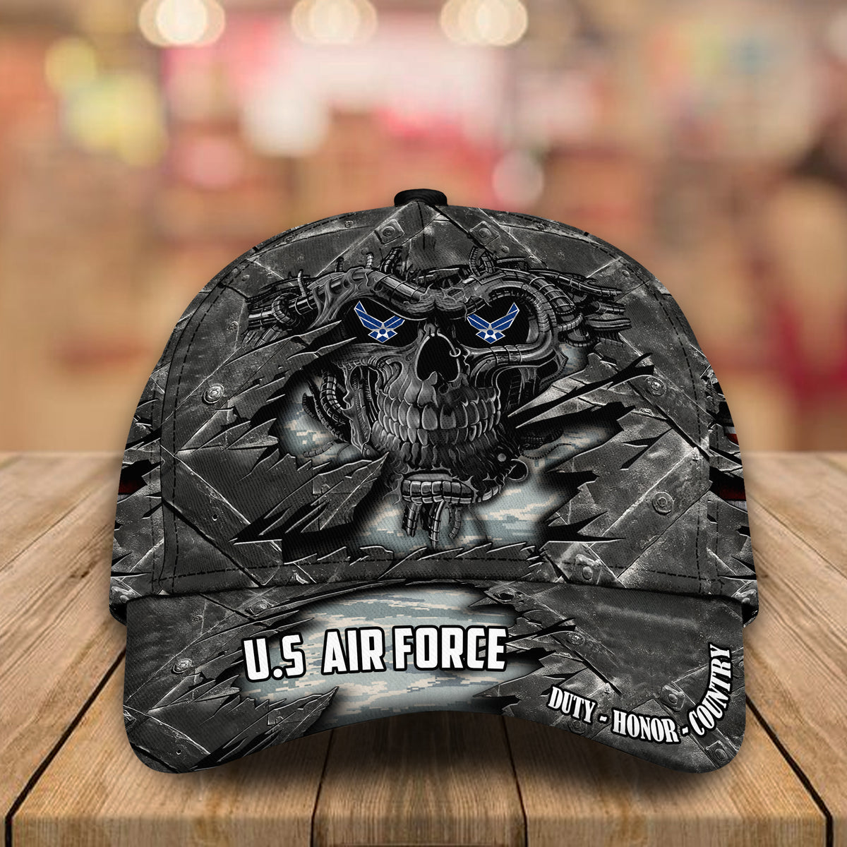 Veteran Custom Cap Skull Personalized Gift