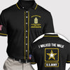 U.S Veteran Custom Polo Shirt I Walked The Walk Personalized Gift
