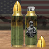 Veteran Custom Bullet Tumbler Division And Name Personalized Gift