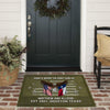 Veteran Custom Doormat Home Is Where The Military Send Us Personalized Gift
