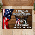 Veteran Custom Doormat Personalized Gift