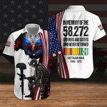 Vietnam Veteran Custom Men Shirt In Memory Of Soldiers Who Never Returned Personalized Gift