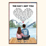 Couple Custom Poster The Day I Met You I Found My Missing Piece Personalized Anniversary Gift For Him Her