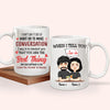 Couple Custom Mug When I Tell You I Love You The Best Thing Happened To Me Personalized Anniversary Gift For Him Her