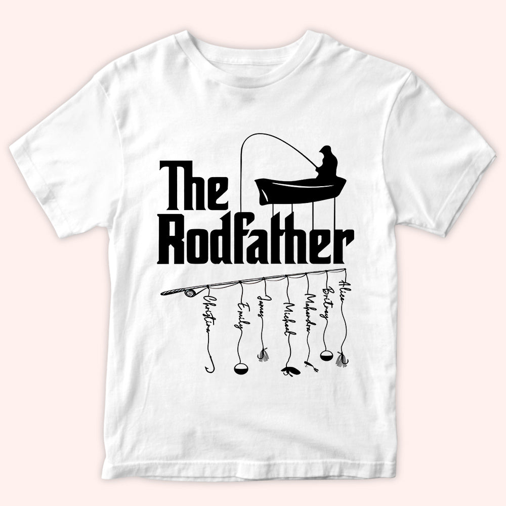 Fishing Dad Custom Shirt The Rodfather Personalized Gift