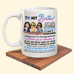 Bestie Custom Mug Which One Of Us Is The Bad Influence Personalized Best Friend Gift