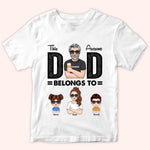 Dad Custom Shirt This Awesome Dad Belongs To Personalized Gift For Father