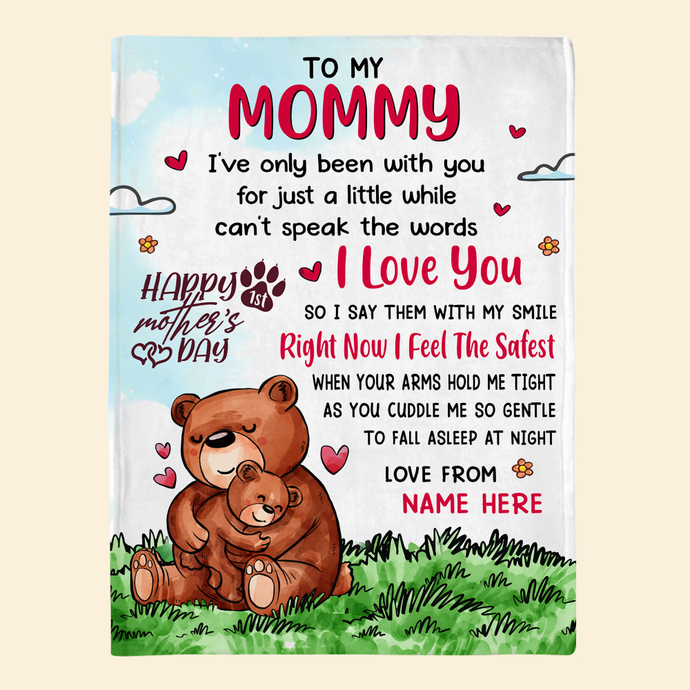 First Mother's Day Right Now I Feel The Safest Mommy Personalized Gift