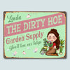 Gardening Custom Metal Sign Dirty Hoe Garden Supply You&#39;ll Love Our Tulip Personalized Gift
