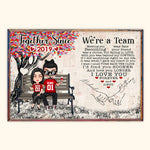 Couple Custom Poster We're A Team Meeting You Was Fate Together Since Personalized Anniversary Gift