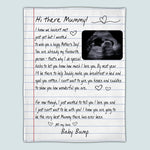 To Mummy From Bump Custom Blanket We Haven't Met Yet Personalized Gift