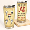 Dad Custom Tumbler Shout Out For Not Using Condom And Creating Legend Father&#39;s Day Personalized Gift