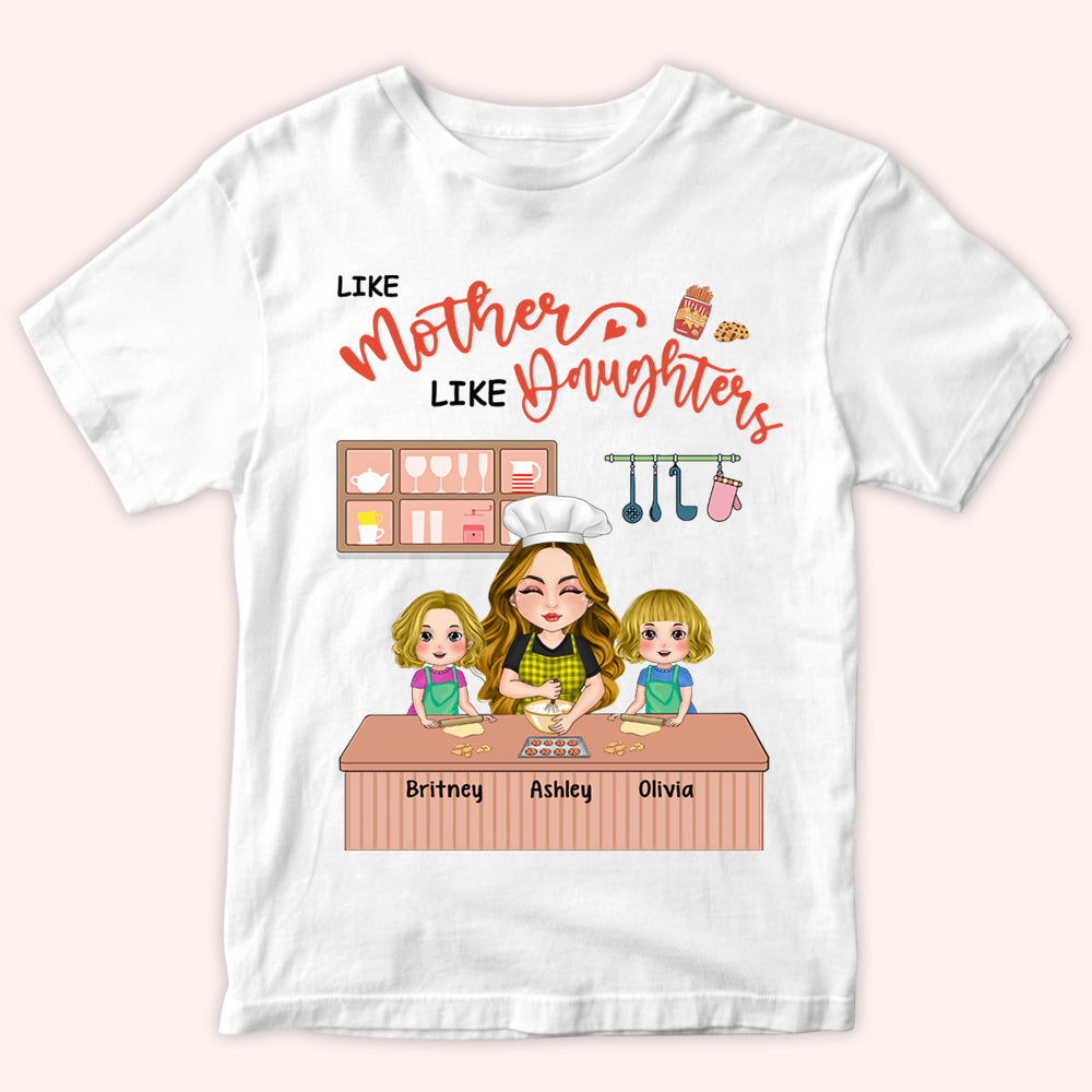 Baking Custom Shirt Like Mother Like Daughter Personalized Gift