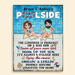 Pool Custom Metal Sign Family Pool Rule Funny Personalized Gift