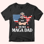 Dad Custom Shirt Ultra Maga Dad Personalized Gift