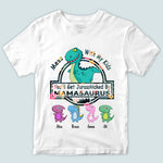 Mom Custom Shirt Mess With My Kids You'll Get Jurasskicked By Mamasaurus Personalized Gift