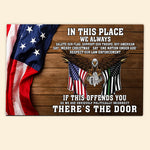 Veteran Custom Doormat Personalized Gift