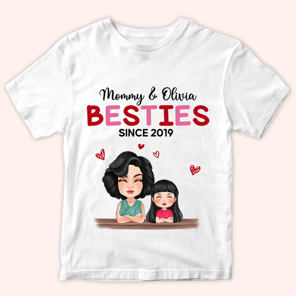 Mom And Kid Custom Shirt Best Friends Since Personalized Gift