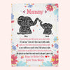 First Mother&#39;s Day Custom Blanket Elephant I&#39;ve Only Been Your Little such A Short While Personalized Gift