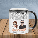 Dad Custom Color Changing Mug My Favorite Child Gave Me This Mug Personalized Gift