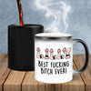 Bestie Custom Color Changing Mug Penis Funny Personalized Best Friend Gift