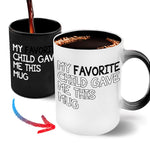 Dad Custom Color Changing Mug My Favorite Child Gave Me This Mug Personalized Gift