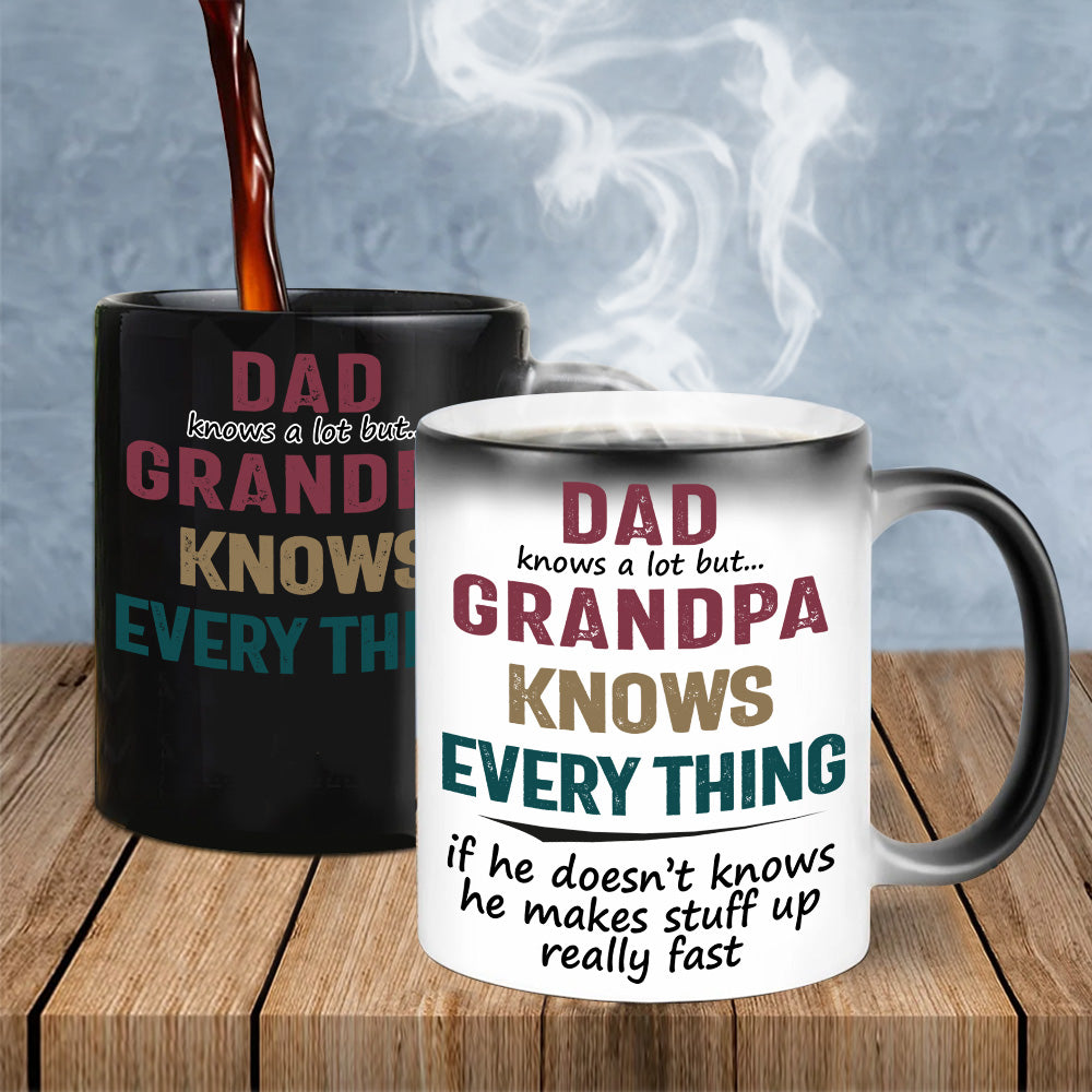 Dads Know A Lot - Grandpas Know Everything - Custom Engraved