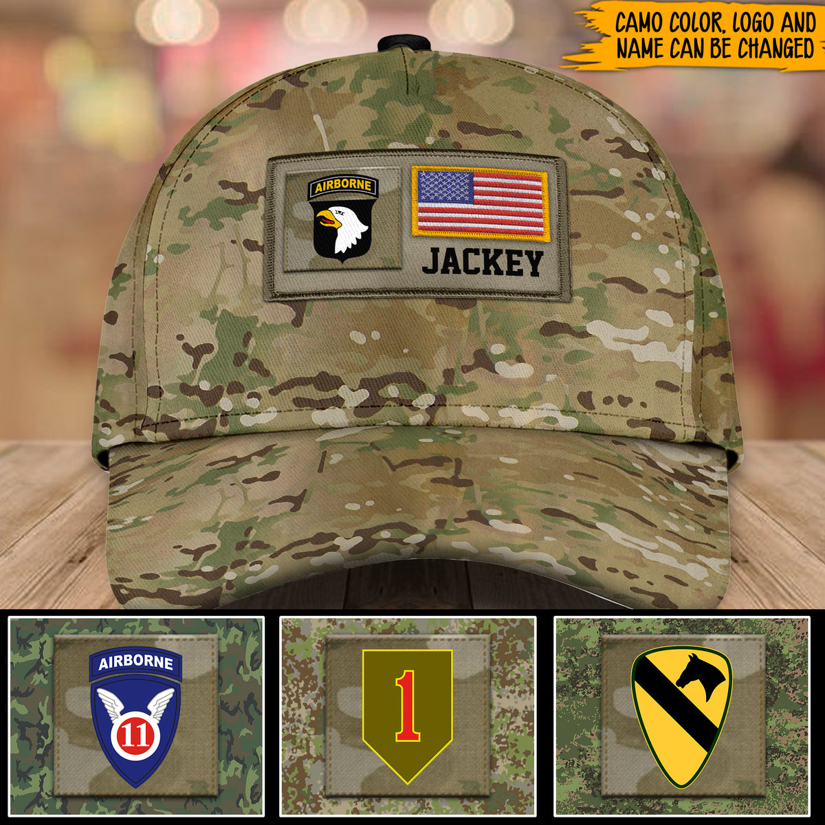 Army Veteran Custom Cap Personalized Gift For Memorial Day