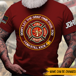Firefighter Custom All Over Printed Shirt Don't Let Gray Hair Fool You Personalized Gift