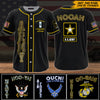 Veteran Custom Baseball Jersey Hooah Personalized Gift for Father&#39;s Day