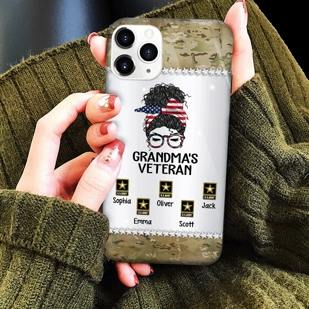 Veteran's Mom Custom Phone Case Personalized Gift