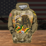 Vietnam Veteran Custom Hoodie Proudly Served Personalized Gift