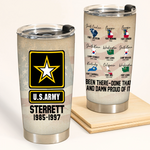 Veteran Custom Tumbler Been There Done That And Damn Proud Of It Personalized Gift