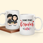 Funny Anniversary Gift Same Pen Forever Custom Mug