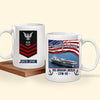 Navy Veteran Custom Mug Proudly Served Personalized Gift