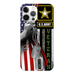 Veteran Custom Phone Case Proudly Served Personalized Gift