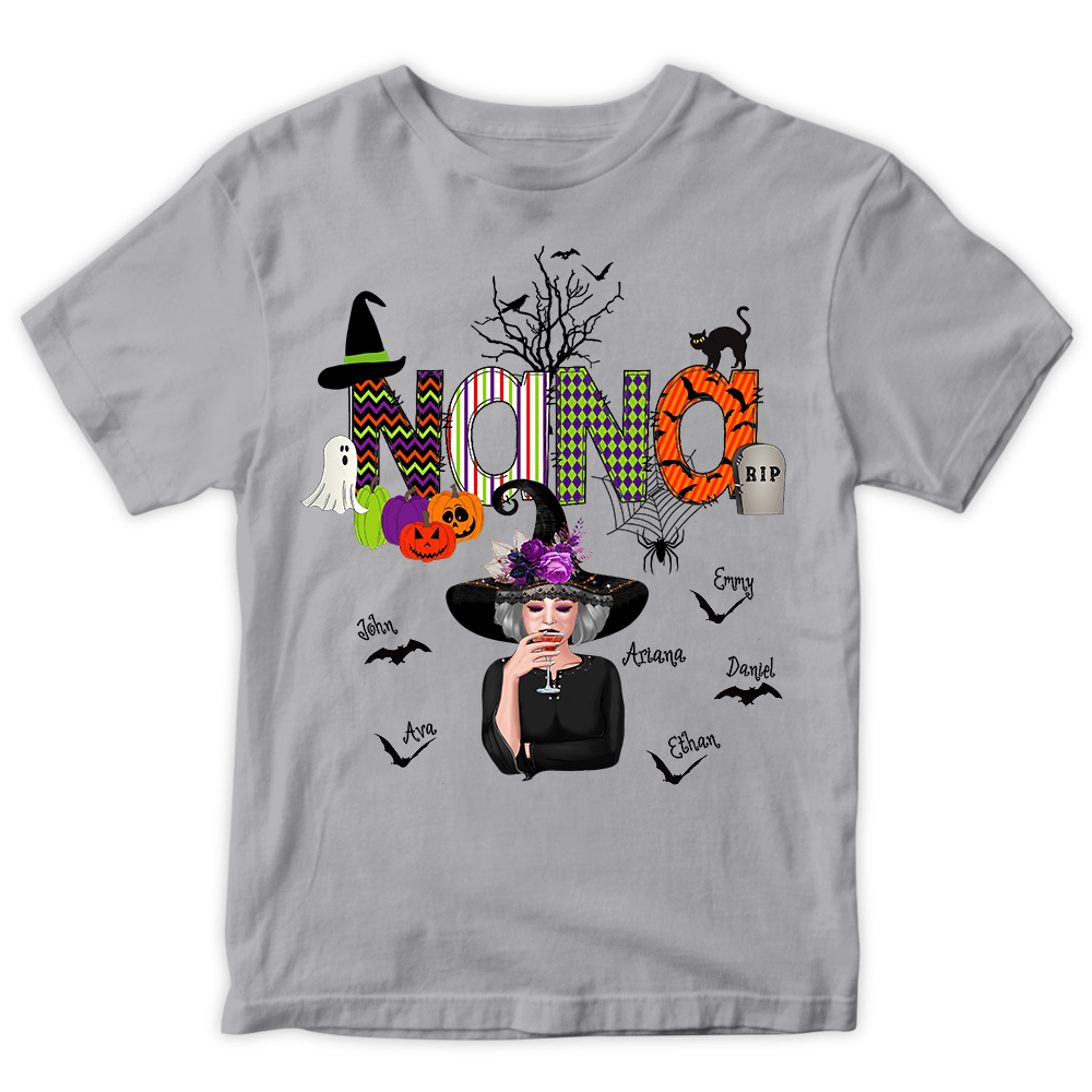 Grandma Custom Shirt Personalized Gift for Halloween